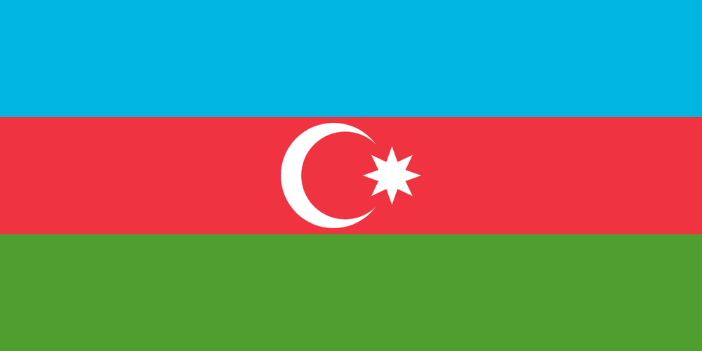 Quốc kỳ của Cộng hòa Azerbaijan. (Nguồn: Wikipedia)