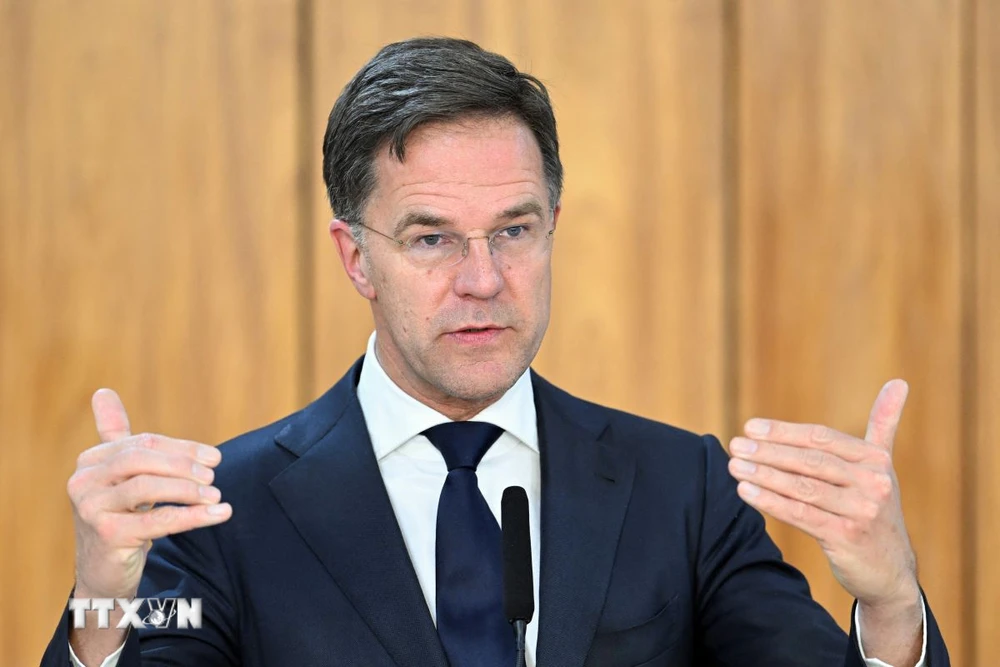 Thủ tướng sắp mãn nhiệm của Hà Lan Mark Rutte. (Nguồn: AFP/TTXVN)