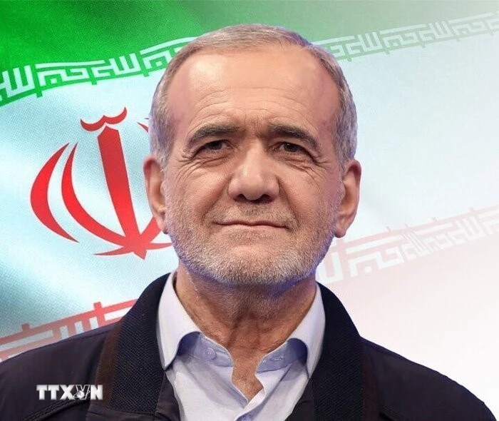 Tổng thống đắc cử Iran Masoud Pezeshkian. (Ảnh: IRNA/TTXVN)