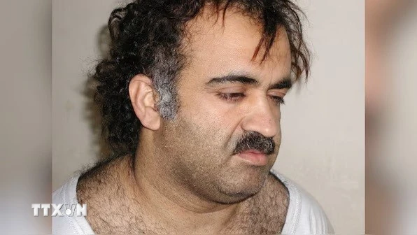 Kẻ chủ mưu vụ khủng bố ngày 11/9/2001 Khalid Sheikh Mohammed trong ảnh công bố hồi tháng 3/2003. (Ảnh: Reuters/TTXVN)