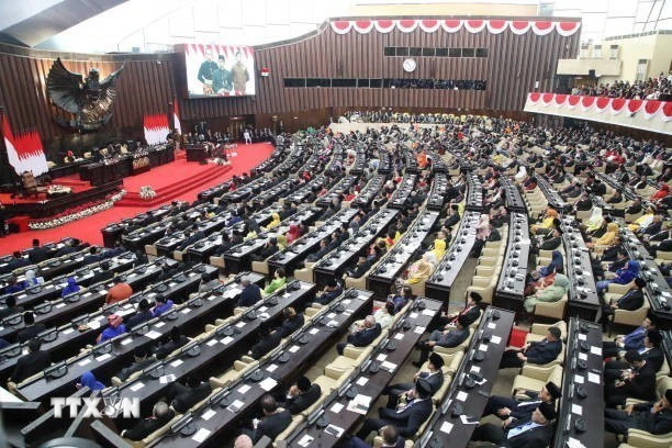 Toàn cảnh phiên họp Quốc hội Indonesia tại Jakarta. (Ảnh: Getty Images/TTXVN)