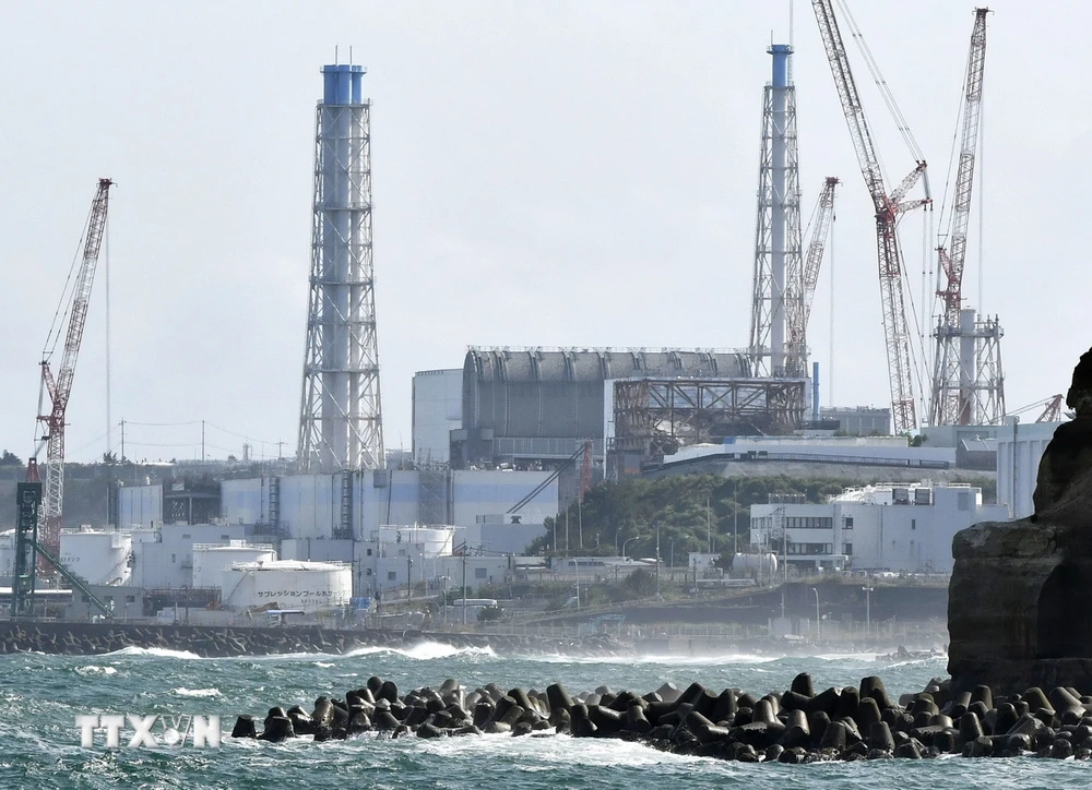 Nhà máy điện hạt nhân Fukushima số 1. (Ảnh: Kyodo/TTXVN)