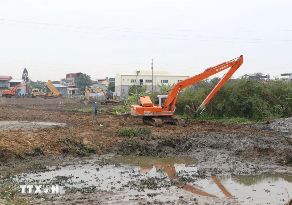 Cưỡng chế thu hồi đất thực hiện một dự án. (Ảnh minh họa. Nguồn: TTXVN)