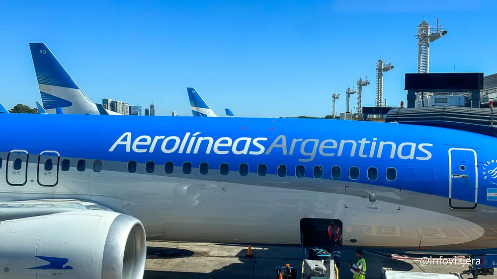 Máy bay của hãng Aerolíneas Argentinas. (Nguồn: Diariondi)