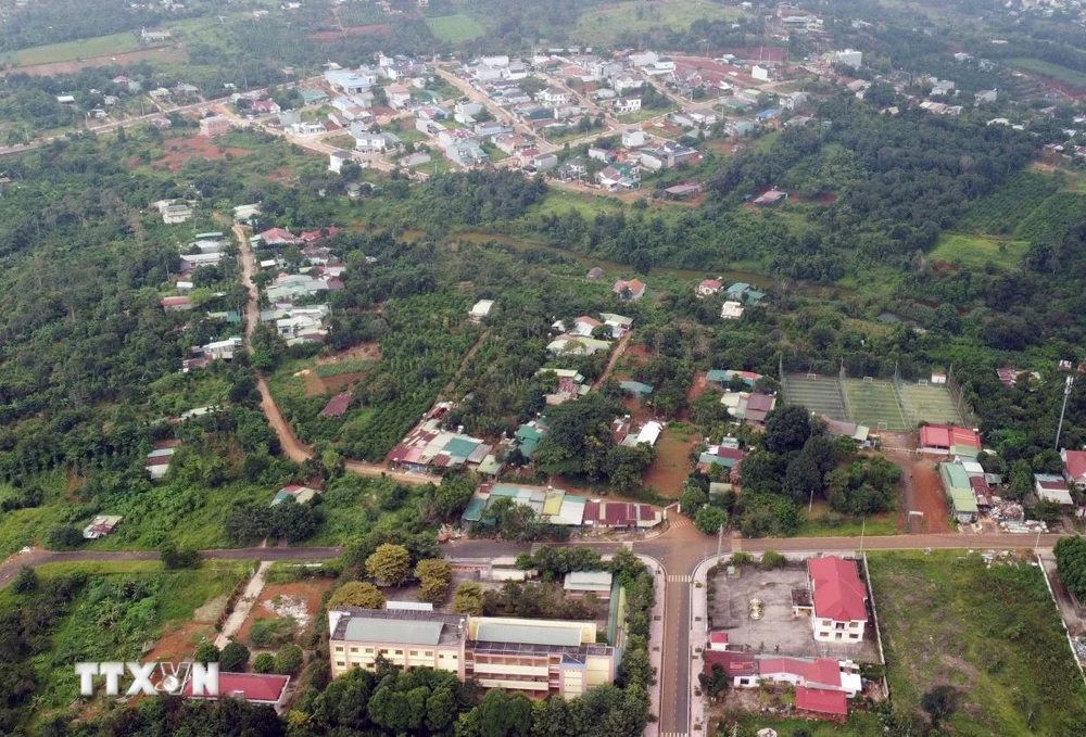 Dự án khu đô thị số 3, phường Nghĩa Trung, thành phố Gia Nghĩa, tỉnh Đắk Nông đã được quy hoạch hơn 10 năm nhưng vẫn chưa tiến hành công tác giải phóng mặt bằng. (Ảnh:Ngọc Minh/TTXVN)