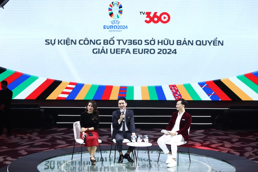 TV360 là đơn vị độc quyền khai thác phát sóng Giải đấu EURO 2024 tại Việt Nam. (Ảnh: BTC)