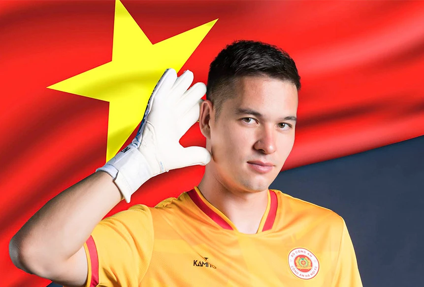 Thủ môn Nguyễn Filip khao khát được tham dự World Cup cùng Đội tuyển Việt Nam. (Ảnh: VFF)
