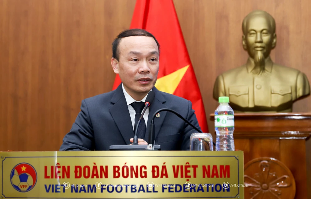 Ông Nguyễn Văn Phú được bổ nhiệm làm Tổng thư ký Liên đoàn Bóng đá Việt Nam khóa IX (nhiệm kỳ 2022-2026). (Ảnh: VFF)