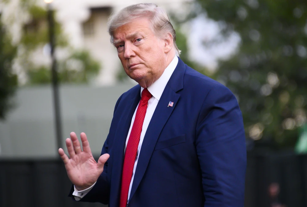 Tổng thống Mỹ Donald Trump tại Washington, DC ngày 21/8/2019. (Ảnh: AFP/TTXVN)