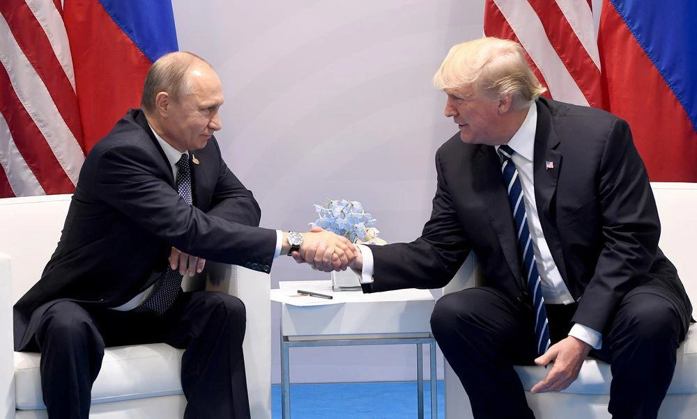 Tổng thống Vladimir Putin và người đồng cấp Mỹ Donald Trump. (Nguồn: AFP)