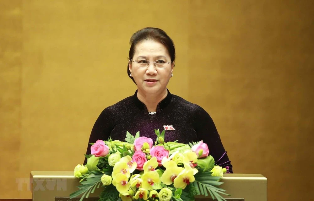 Chủ tịch Quốc hội Nguyễn Thị Kim Ngân. (Ảnh: Doãn Tấn/TTXVN)