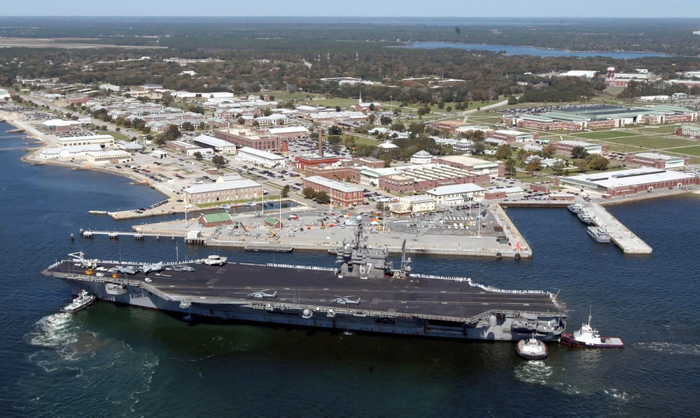 Căn cứ Không quân và Hải quân Pensacola ở bang Florida, Mỹ. (Ảnh: AFP/TTXVN)