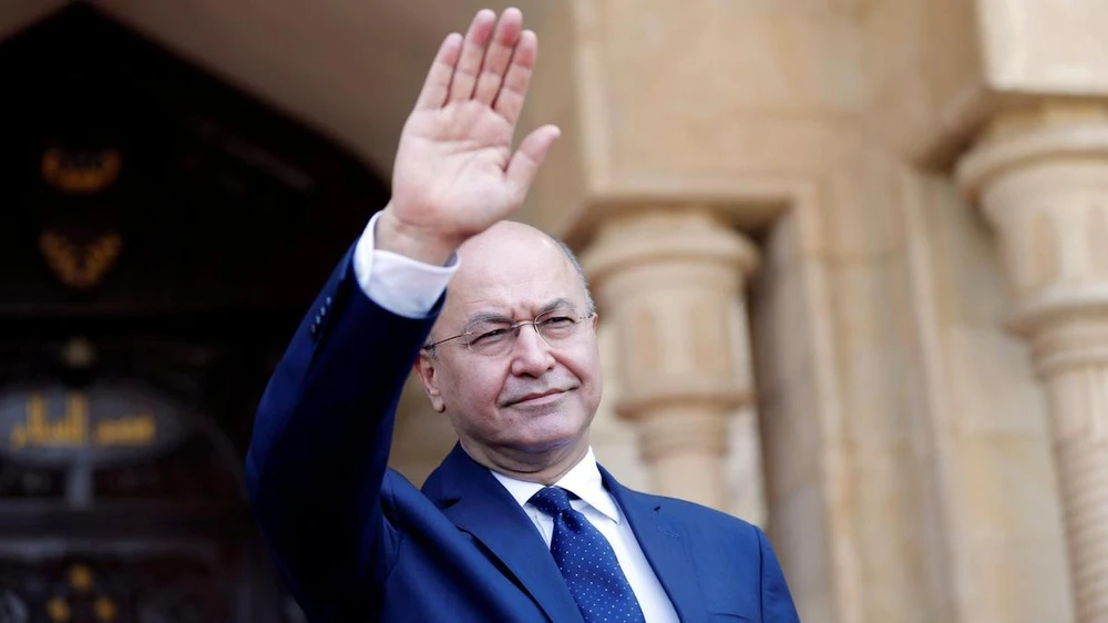 Tổng thống Barham Salih. (Nguồn: Reuters)