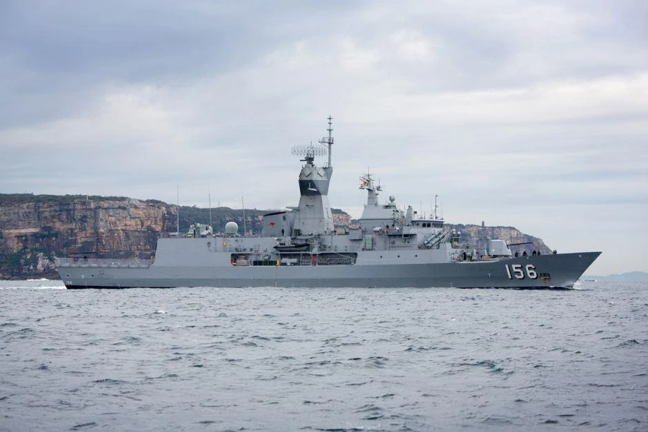 Tàu chiến HMAS Toowoomba. (Nguồn: Hải quân Hoàng gia Australia)