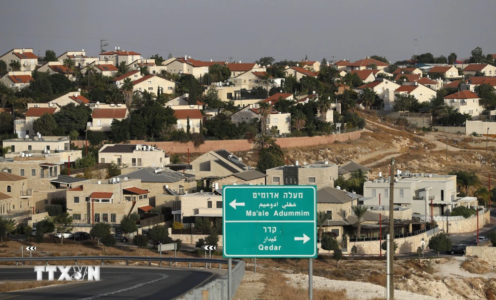 Khu định cư Maale Adumim của Israel tại Khu Bờ Tây chiếm đóng, ngoại ô Jerusalem, ngày 26/11/2019. (Ảnh: AFP/TTXVN)
