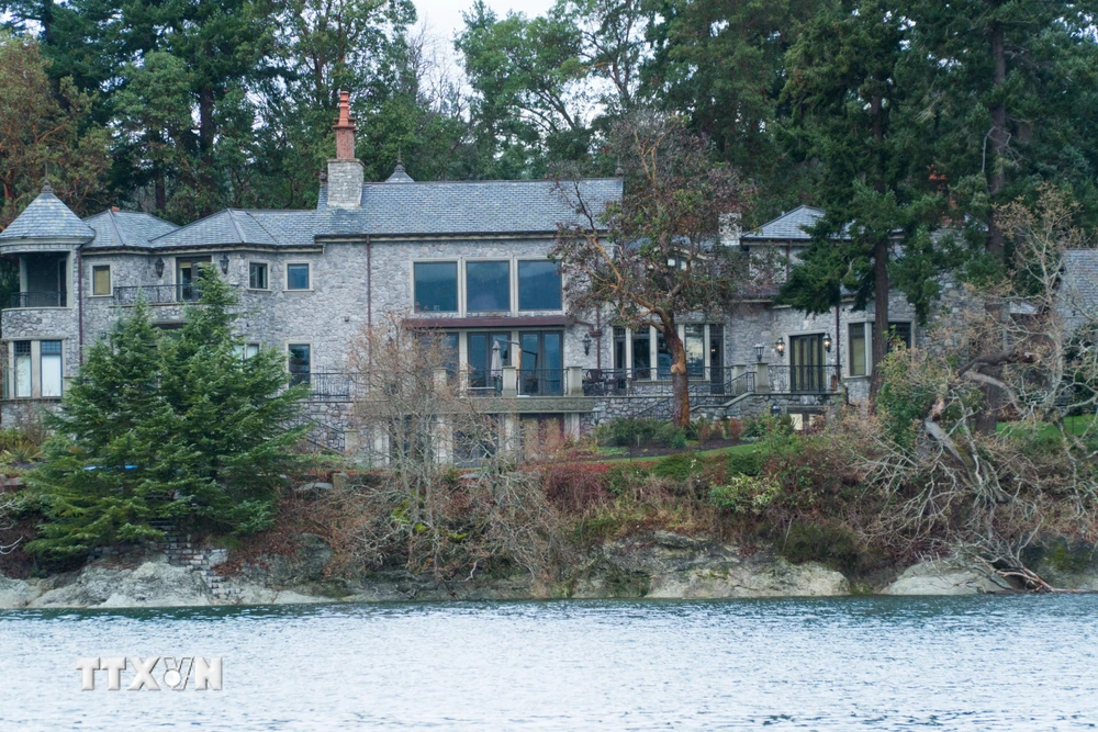 Nơi ở của vợ chồng Hoàng tử Harry tại British Columbia, Canada. (Ảnh: AFP/TTXVN)