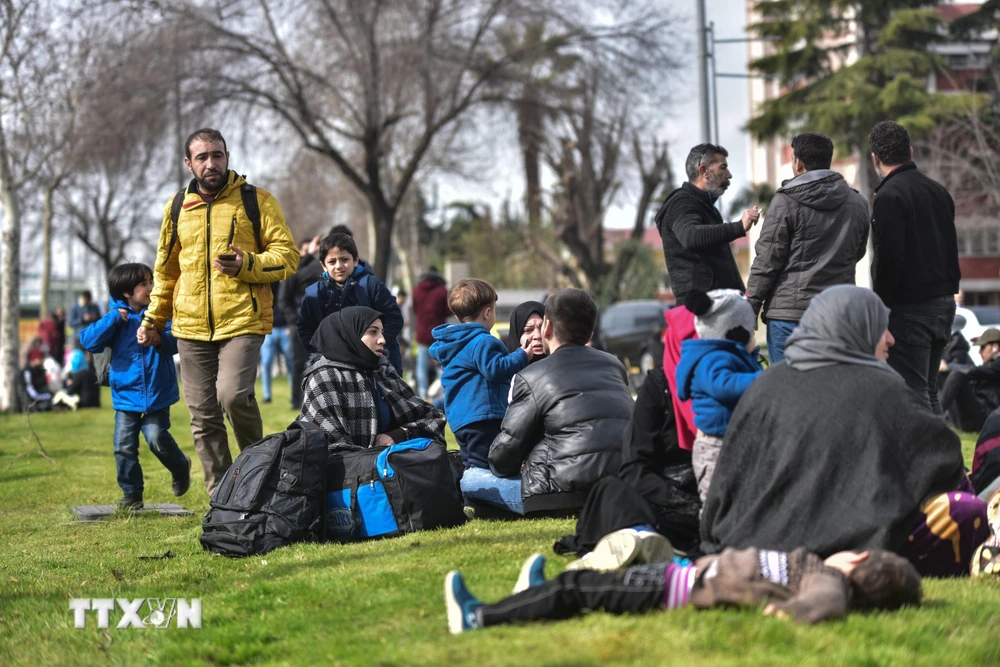 Người tị nạn Syria tại Istanbul, Thổ Nhĩ Kỳ. (Ảnh: AFP/TTXVN)