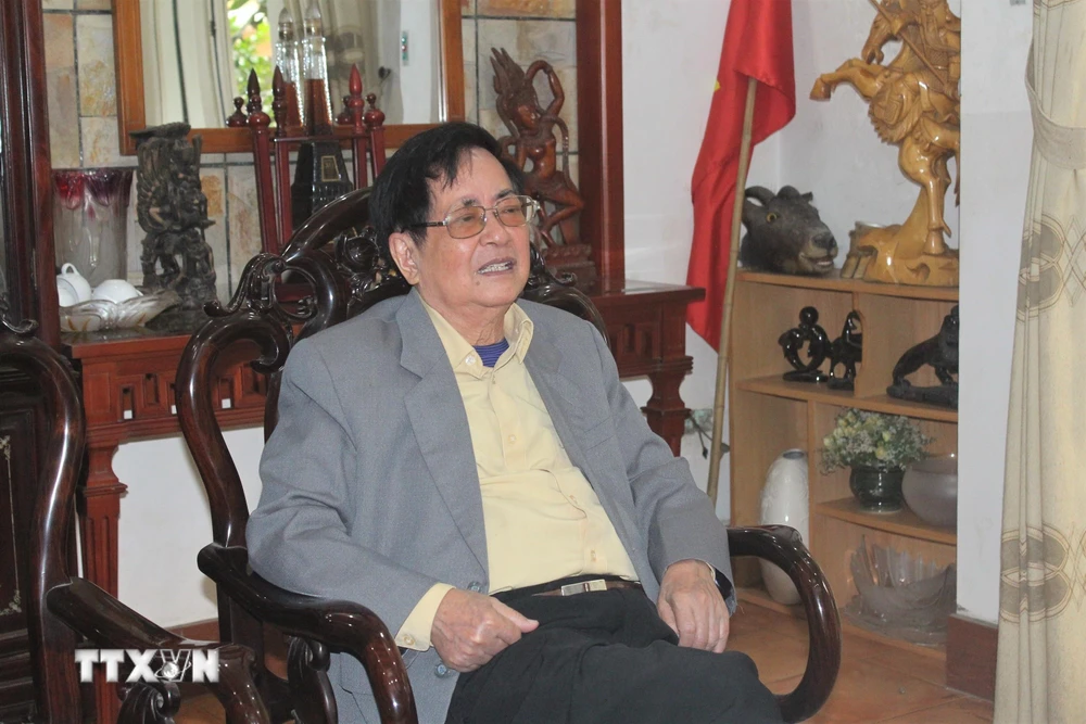 Nhà báo Trương Đức Anh, nguyên Phó Tổng Giám đốc Thông tấn xã Việt Nam. (Ảnh: Nguyễn Thắng/TTXVN)