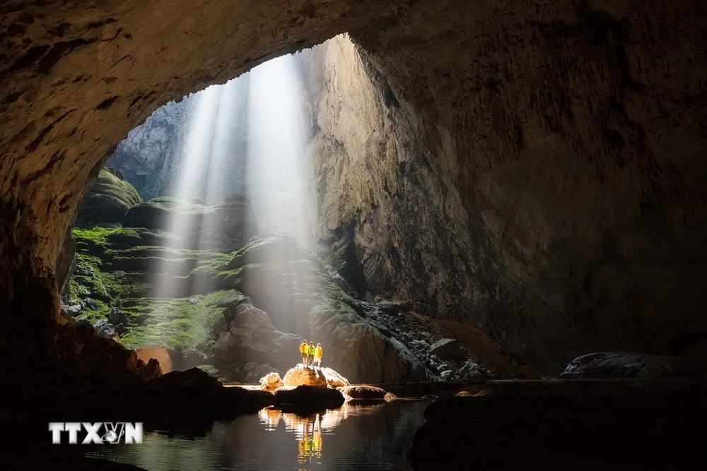 Vẻ đẹp của Sơn Đoòng, hang động tự nhiên lớn nhất thế giới. (Nguồn: TTXVN)