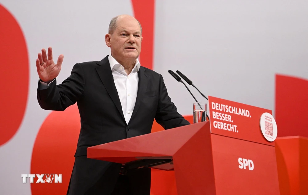 Thủ tướng Đức Olaf Scholz. (Ảnh: AFP/TTXVN)