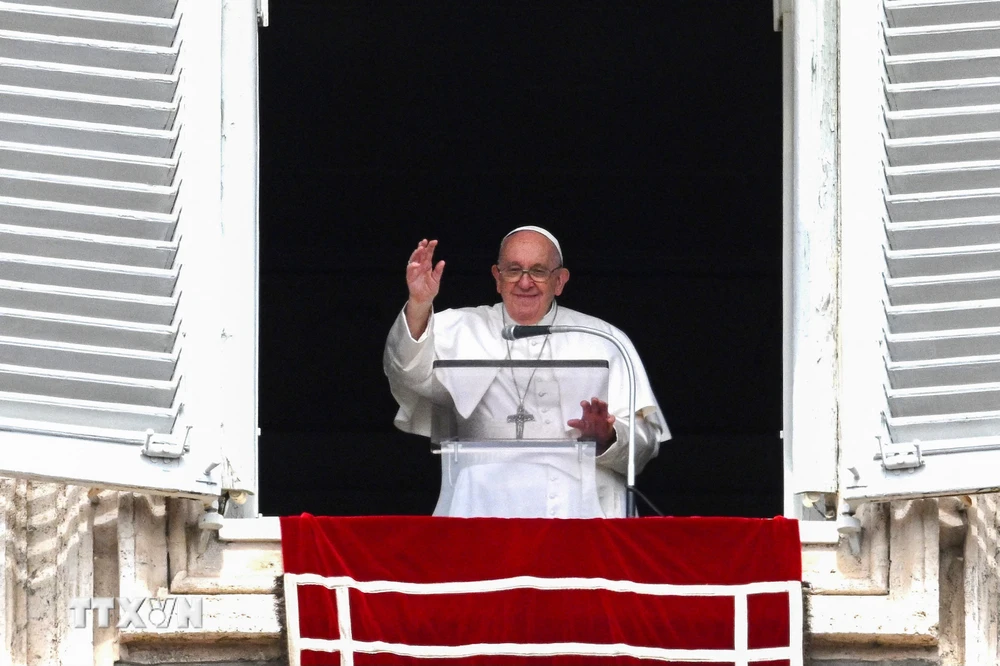 Giáo hoàng Francis phát biểu tại Vatican. (Ảnh: AFP/TTXVN)