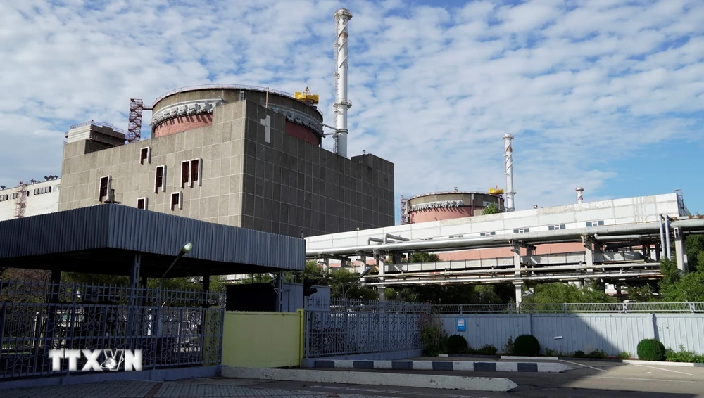 Nhà máy điện hạt nhân Zaporizhzhia ở Enerhodar, Ukraine. (Ảnh: AFP/TTXVN)