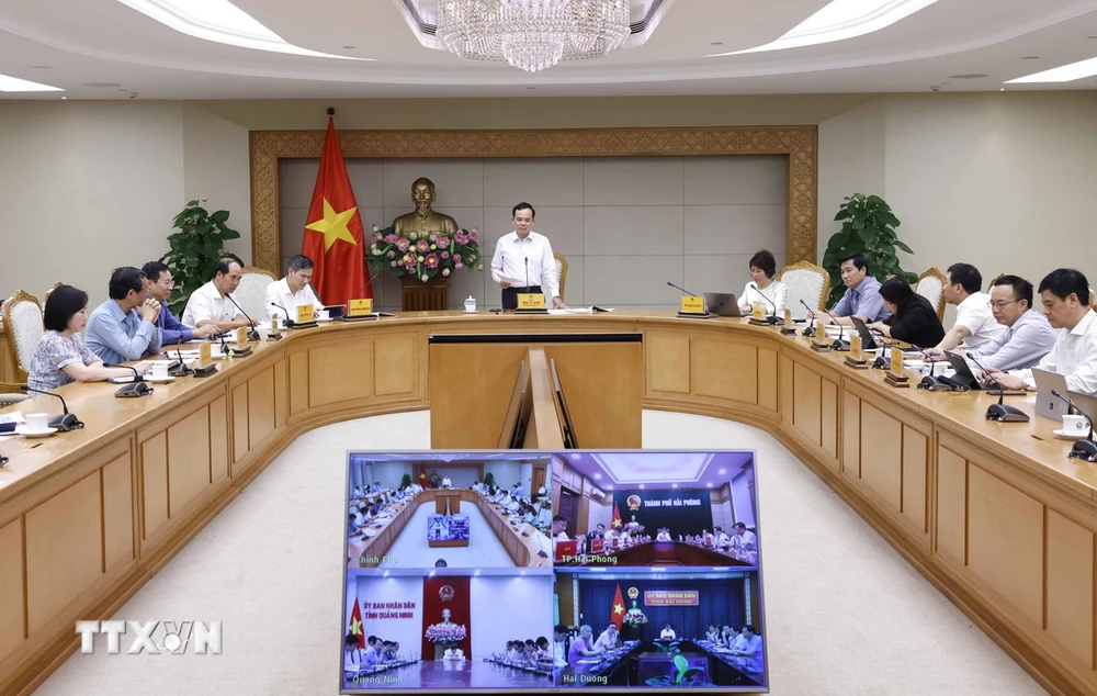 Phó Thủ tướng Trần Lưu Quang phát biểu. (Ảnh: Doãn Tấn/TTXVN)