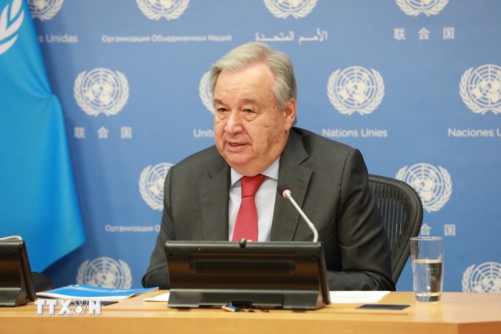 Tổng thư ký Liên hợp quốc Antonio Guterres. (Ảnh: THX/TTXVN)