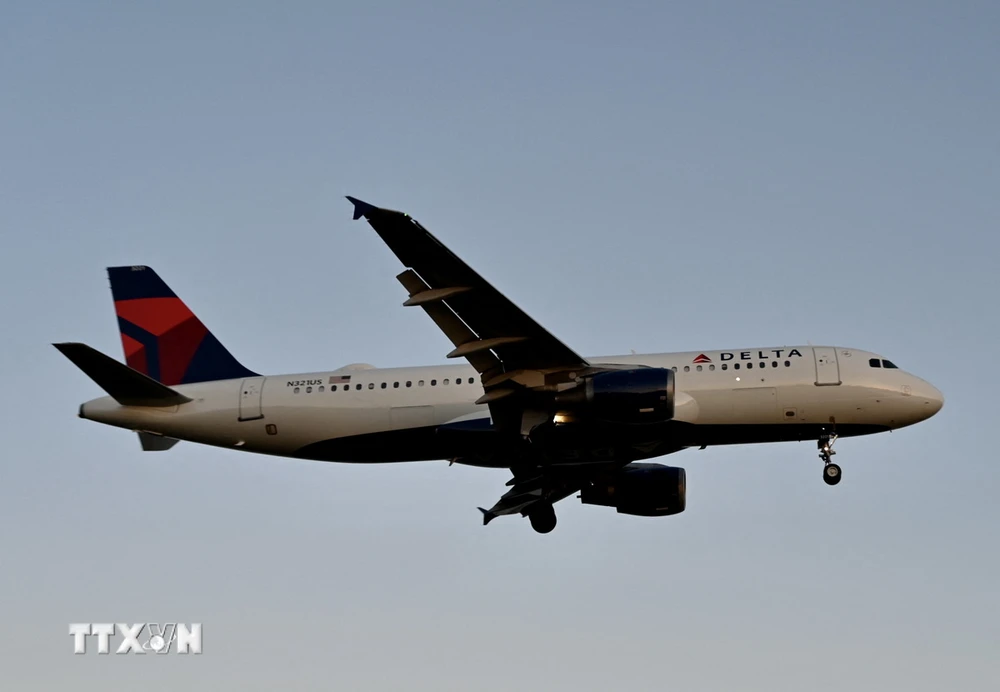 11 người nhập viện do nhiễu động không khí trên chuyến bay của hãng Delta năm 2023. (Ảnh: AFP/TTXVN)