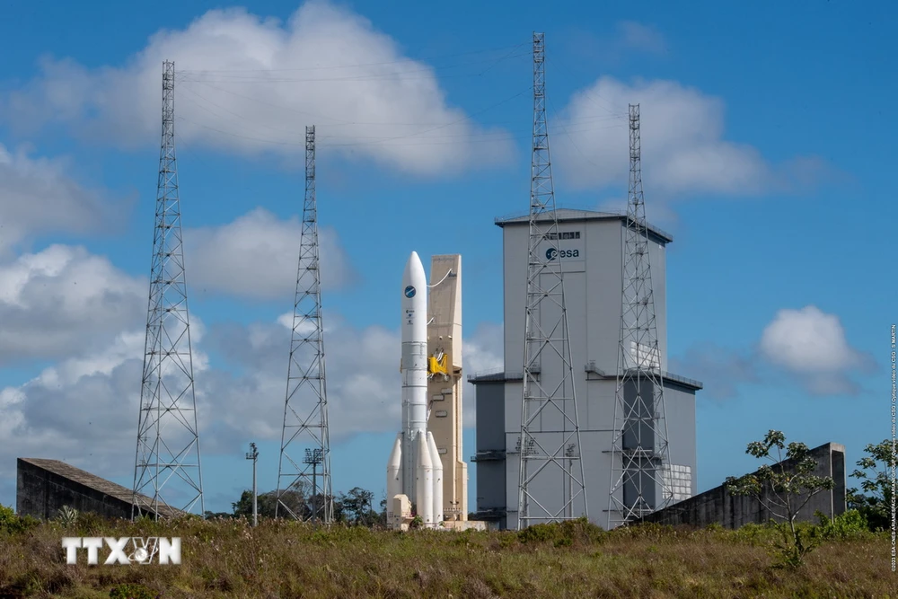 Tên lửa Ariane 6. (Ảnh: AFP/TTXVN)