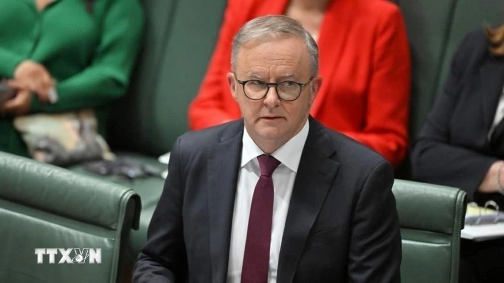 Thủ tướng Australia Anthony Albanese. (Ảnh: AAP/TTXVN)