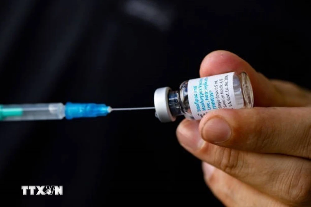 Vaccine phòng bệnh đậu mùa khỉ. (Ảnh: Getty Images/TTXVN)