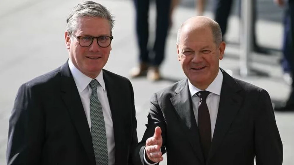 Thủ tướng Anh Keir Starmer và Thủ tướng Đức Olaf Scholz. (Ảnh: Getty Images)