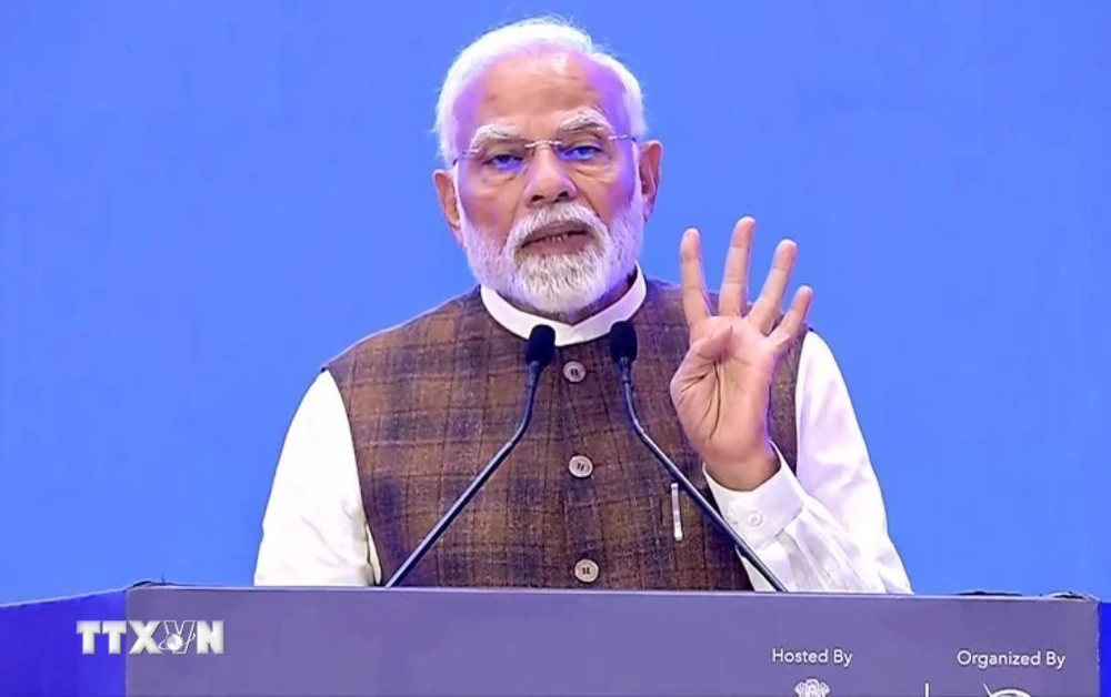 Thủ tướng Ấn Độ Narendra Modi. (Ảnh: ANI/TTXVN)