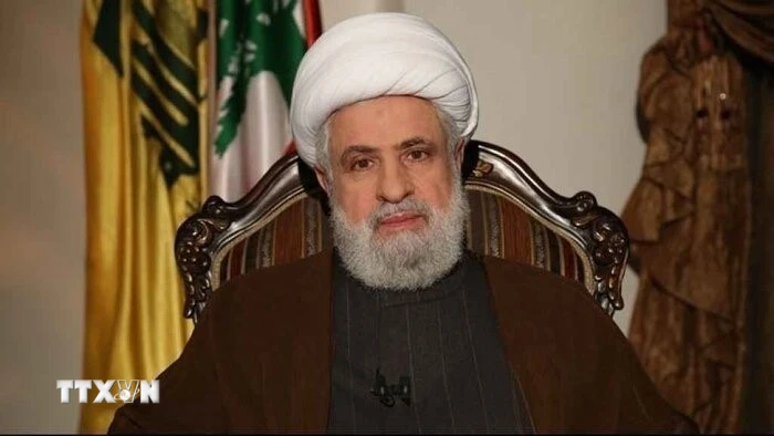 Thủ lĩnh mới của phong trào Hezbollah ở Liban Naim Qassem. (Ảnh: IRNA/TTXVN)