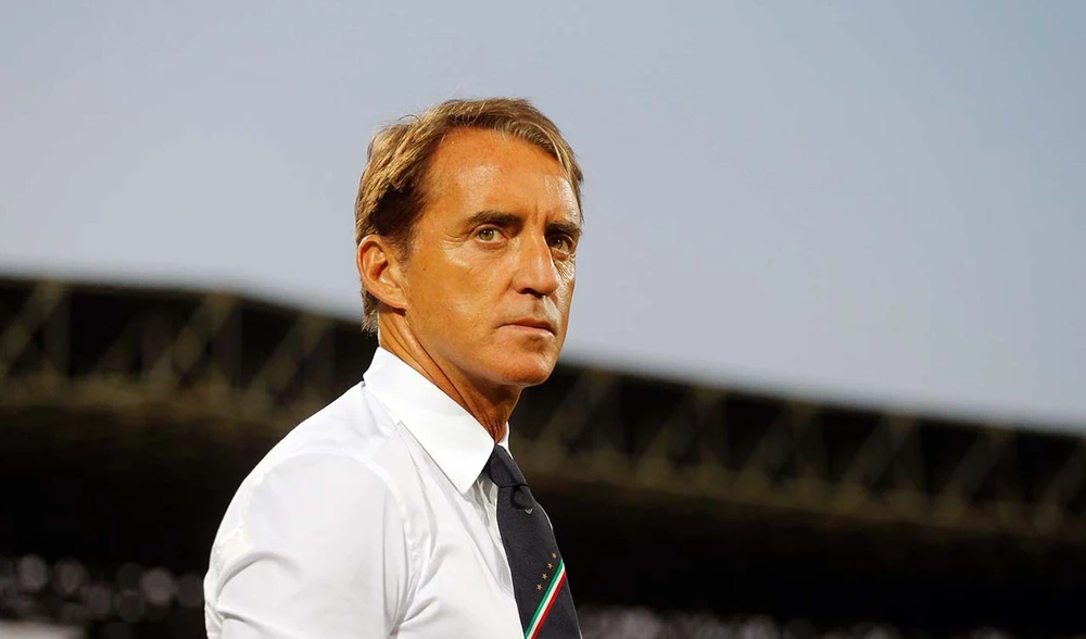HLV Italy Roberto Mancini.(Nguồn:GettyImages)