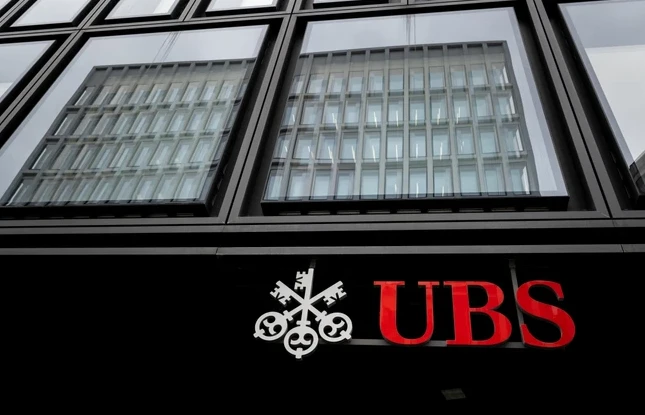 Ngân hàng UBS ở Zurich, Thụy Sĩ. (Ảnh: AFP/TTXVN) 