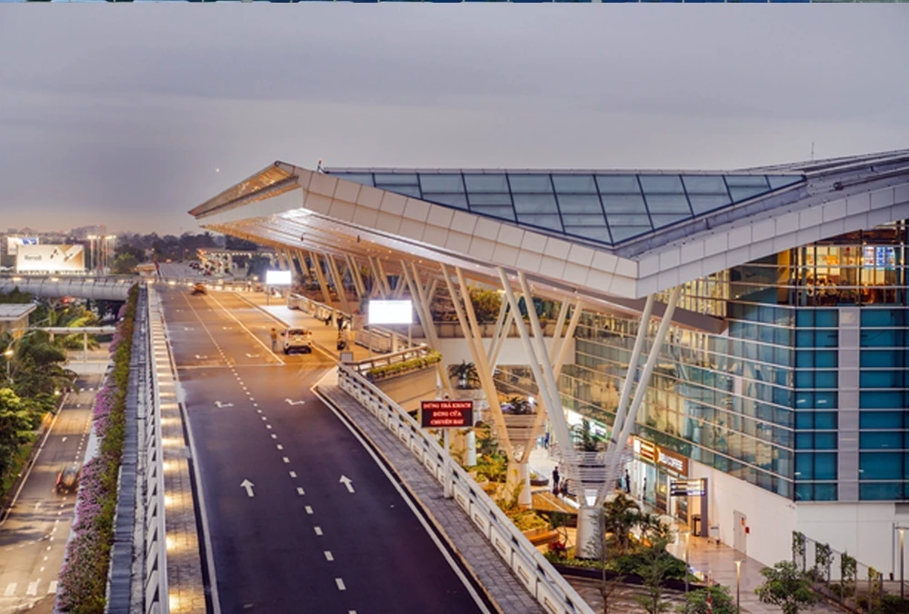 Nhà ga sân bay quốc tế Đà Nẵng vừa được nhận chứng nhận Welcome Chinese. (Ảnh: TTXVN phát)