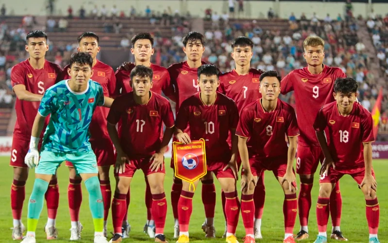 Đội tuyển U23 Việt Nam. (Ảnh: Việt Anh/Vietnam+) 