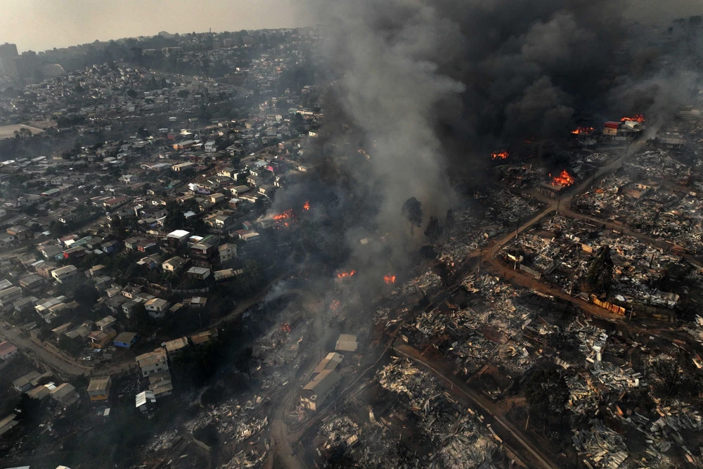 Ít nhất 46 người thiệt mạng trong thảm họa cháy rừng lớn nhất lịch sử ở Chile- Ảnh 1.