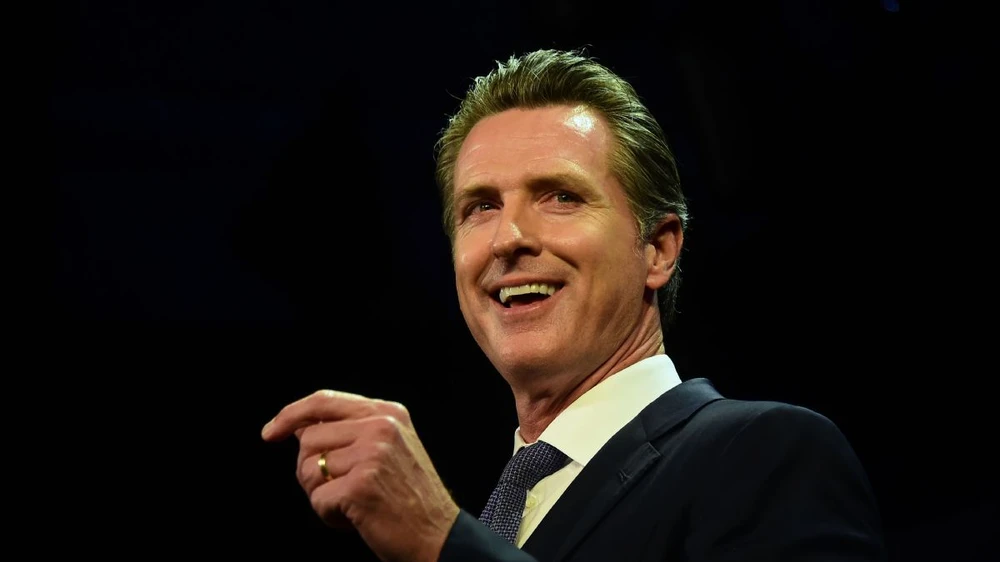 Thống đốc bang California của Mỹ, ông Gavin Newsom. (Nguồn: CNN)