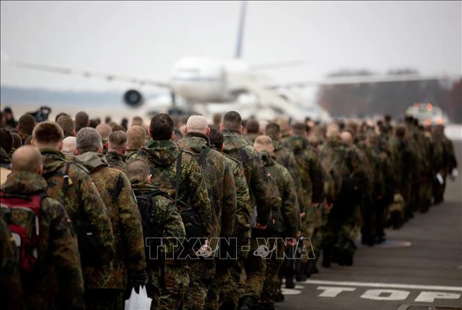 Binh sỹ Đức tại thủ đô Berlin. (Ảnh tư liệu: AFP/TTXVN) 