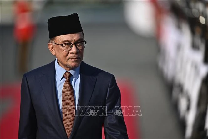 Thủ tướng Malaysia Anwar Ibrahim. (Ảnh: AFP/TTXVN)