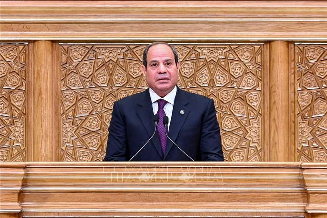 Tổng thống Ai Cập Abdel-Fattah El-Sisi. (Ảnh: AFP/TTXVN) 