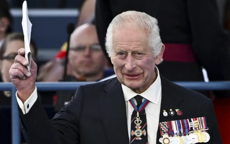 Vua Charles III của Anh chủ trì một số nghi lễ kỷ niệm 80 năm cuộc đổ bộ D-Day trong Chiến tranh thế giới thứ Hai. (Nguồn: Reuters)