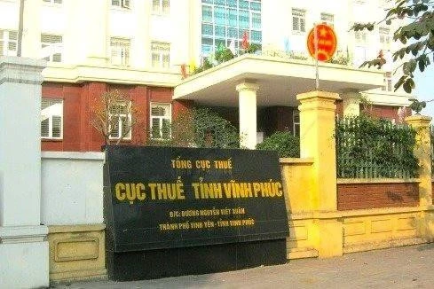 Cục thuế tỉnh Vĩnh Phúc. (Ảnh chụp màn hình.)