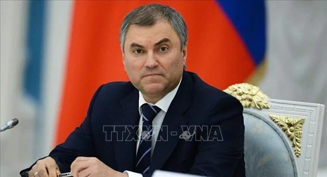  Chủ tịch Duma Quốc gia (Hạ viện) Nga Vyacheslav Volodin. (Ảnh tư liệu: Sputnik/TTXVN)