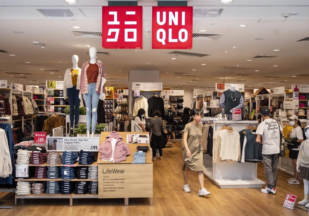 Tập đoàn thời trang Uniqlo Nhật Bản. (Nguồn: Kyodo)