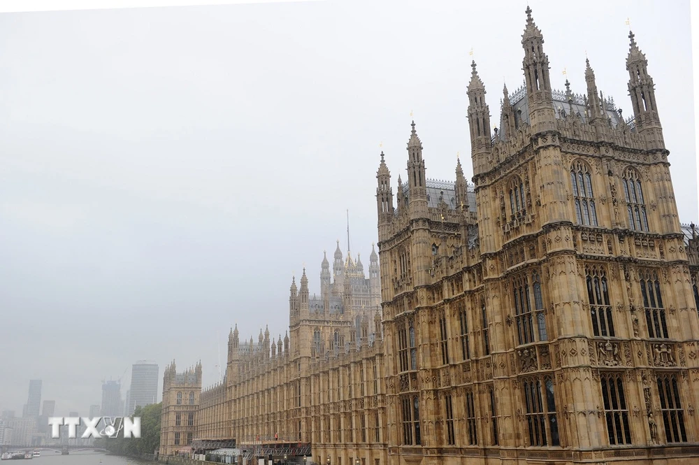 Tòa nhà Quốc hội Anh tại thủ đô London. (Ảnh: AFP/TTXVN)