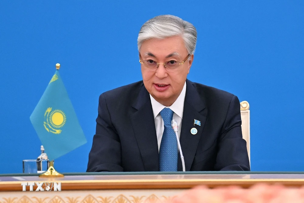 Tổng thống Kazakhstan, ông Kassym-Jomart Tokayev. (Nguồn: AFP/TTXVN)